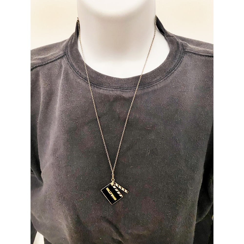 Forever 21 Hollywood Clapboard Necklace